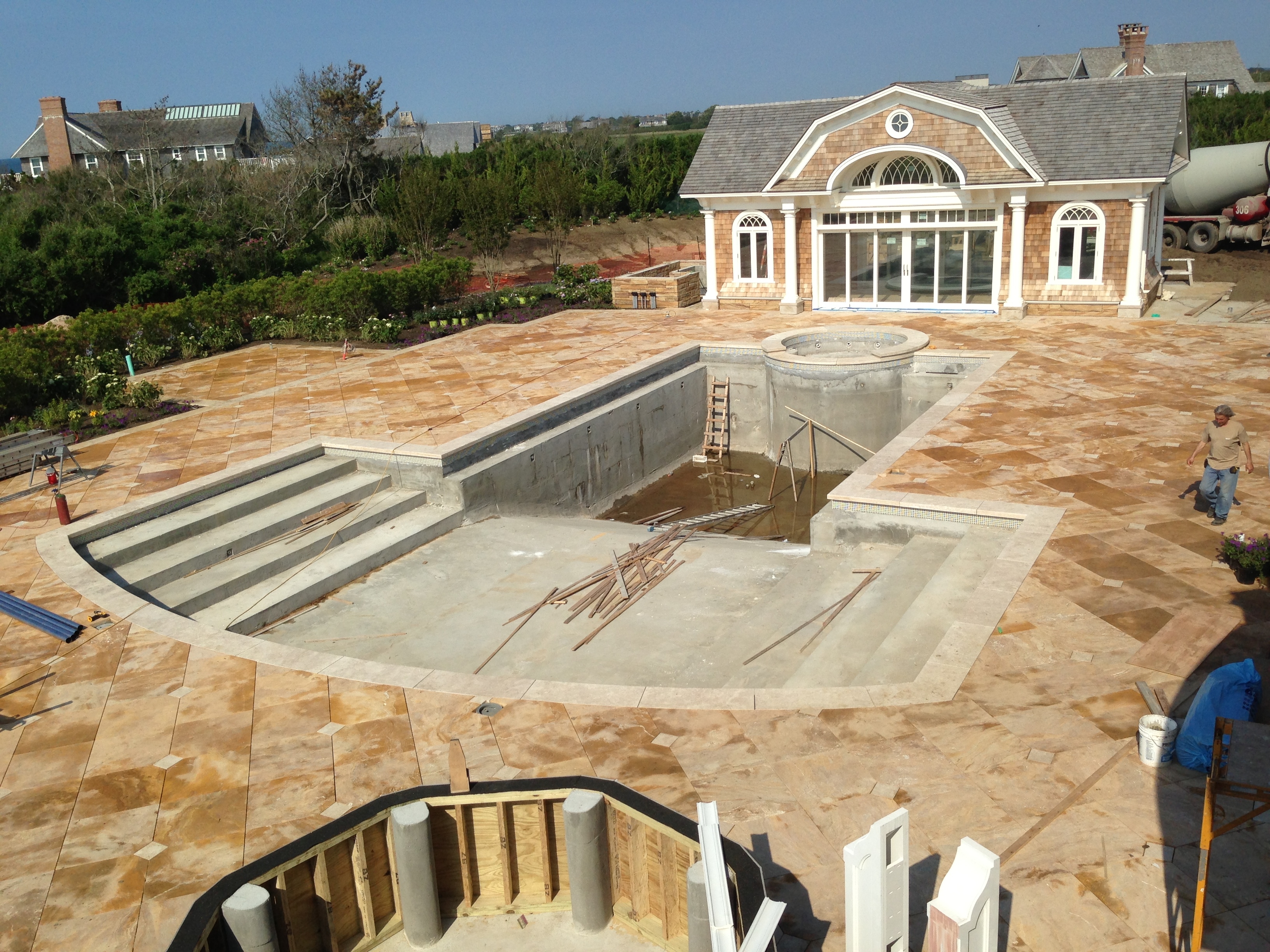 Pool Area - In Progress