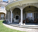 Tuscan Columns at Side Porch