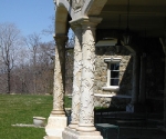 Tuscan Columns with Carved Details