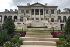 Hudson River Residence Indiana Limestone step stones