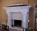 Fireplace with Corinthian Columns