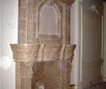 Carved Fireplace