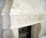 Complex Carved Fireplace