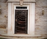 Iron Detail on Door