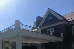 Porte Cochere Iron Deck Rail