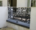 Patio Rail with Bronze