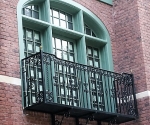 Iron Balcony with Support