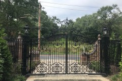 Entry Gate with lights