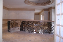 Interior iron rails