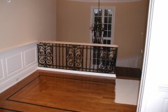 Interior iron railings