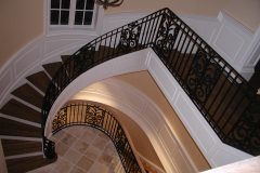 Interior iron railings