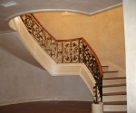 Stair with Wax Finish