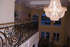 Interior iron railings