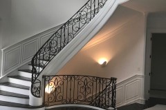 Front Entry Iron Staircases