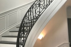 Front Entry Iron Staircase