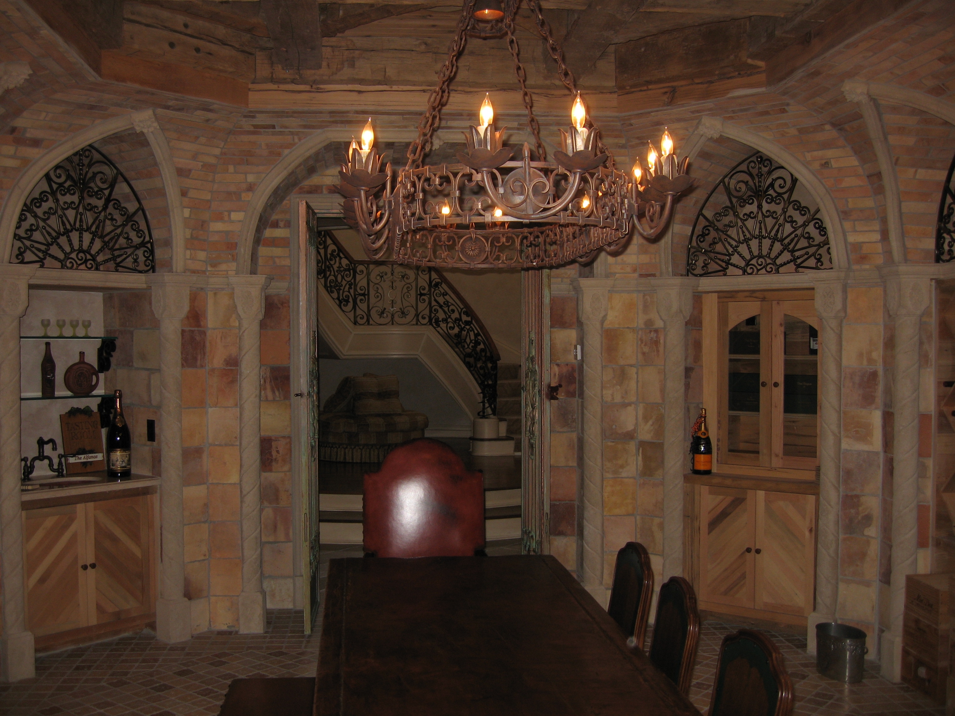 Wine Cellar Chandelier