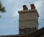 Chimney Cap with Claypots